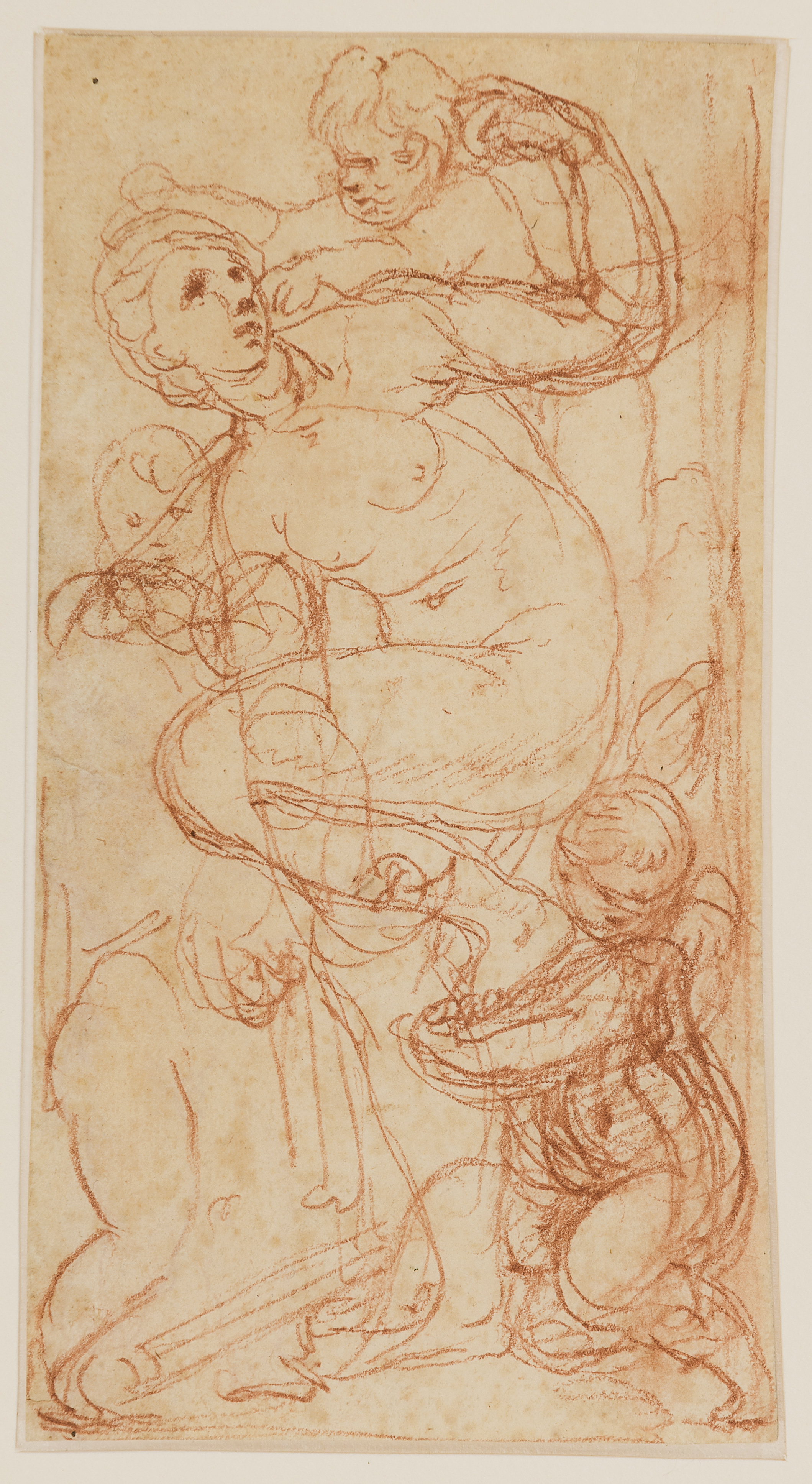 A Female Nude with Putti